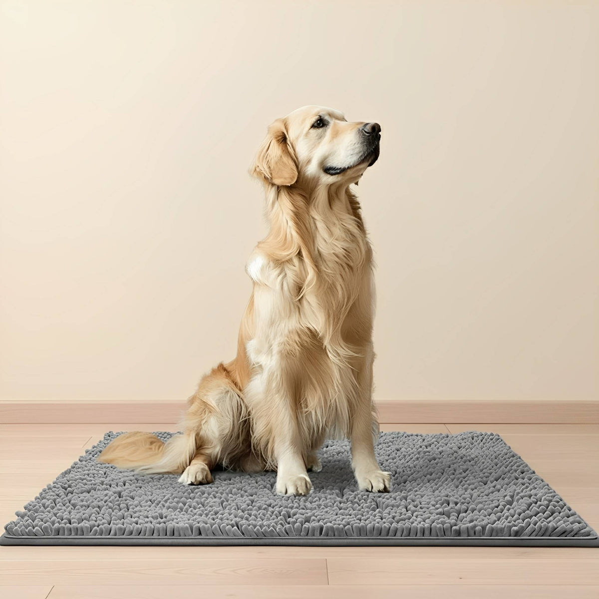 Tappetino assorbente antiscivolo per cani con zampe infangate