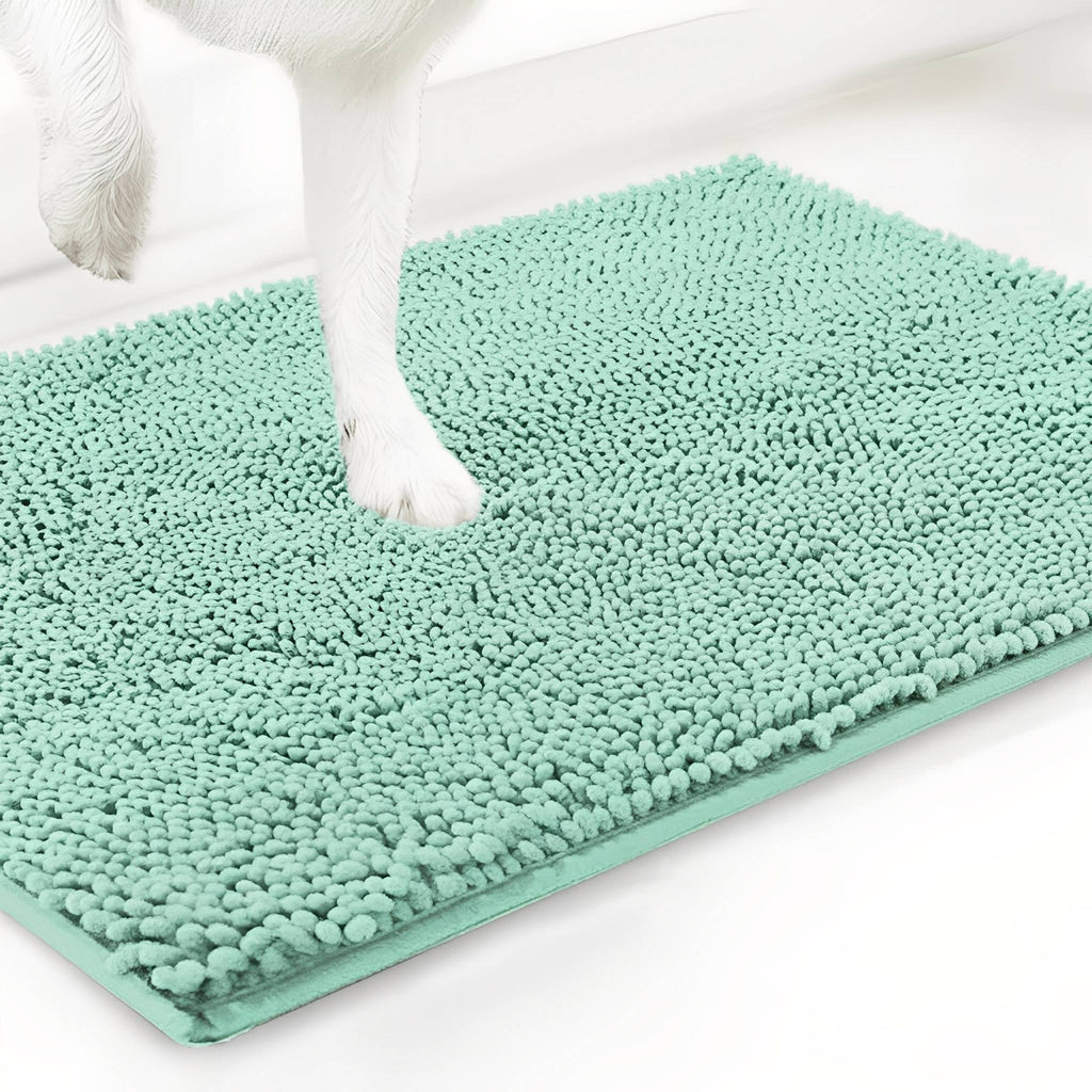Tappetino assorbente antiscivolo per cani con zampe infangate