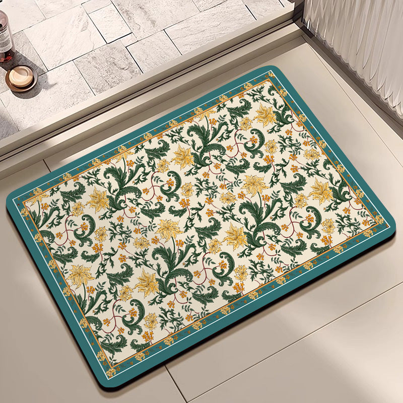 Tappetino bagno decorativo con messaggio positivo