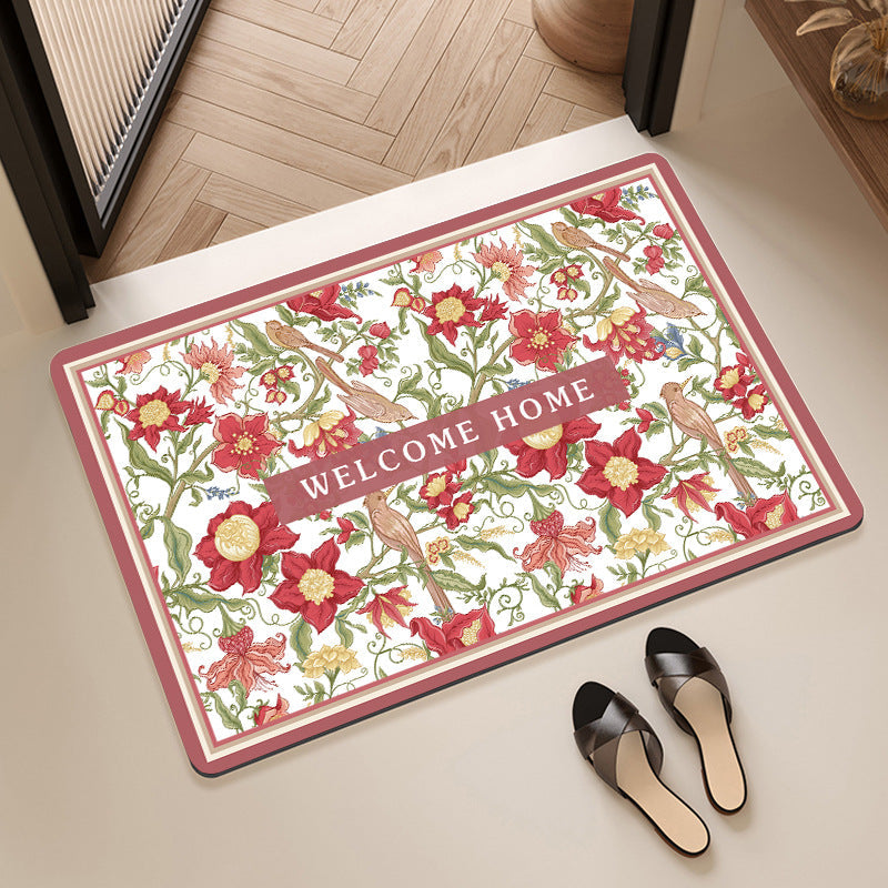 Tappetino bagno decorativo con messaggio positivo