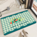 Tappetino bagno decorativo con messaggio positivo
