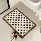 Tappetino bagno decorativo con messaggio positivo