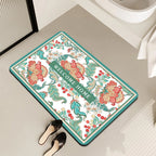 Tappetino bagno decorativo con messaggio positivo