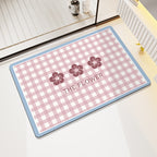 Tappetino bagno decorativo con messaggio positivo
