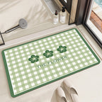 Tappetino bagno decorativo con messaggio positivo