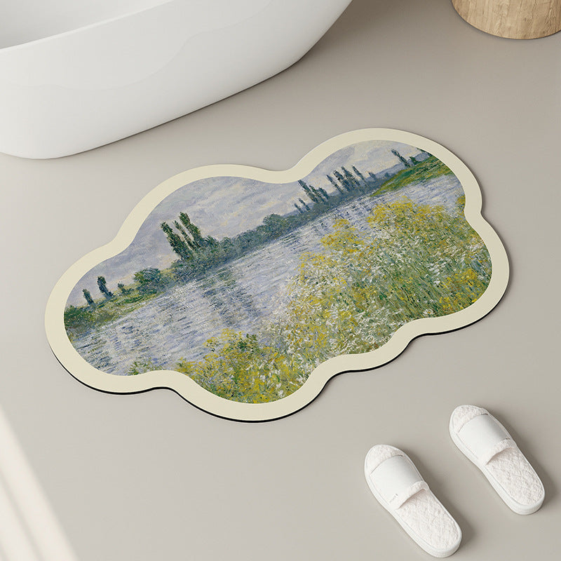 Tappetino da bagno artistico