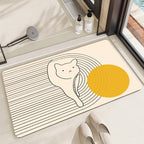 Tappetino da bagno artistico