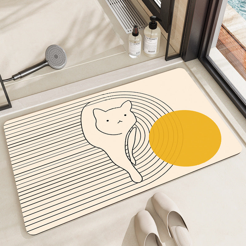 Tappetino da bagno artistico