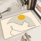 Tappetino da bagno artistico