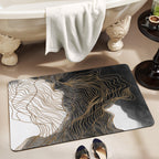 Tappetino da bagno artistico