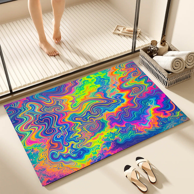 Tappetino da bagno artistico