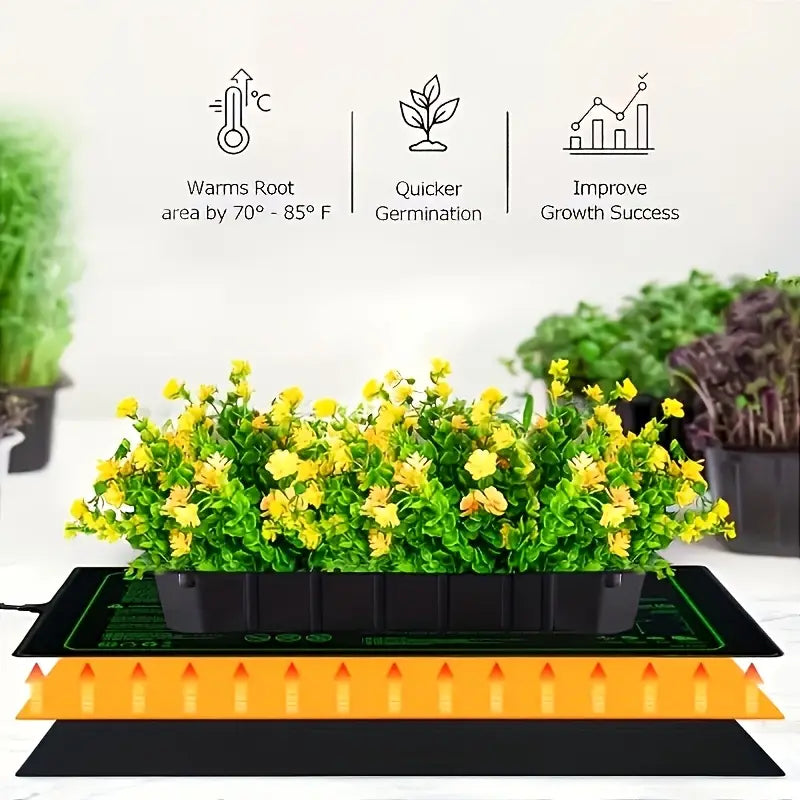 Tappetino riscaldante per semenzai – Controllo della temperatura per germinazione e crescita accelerate