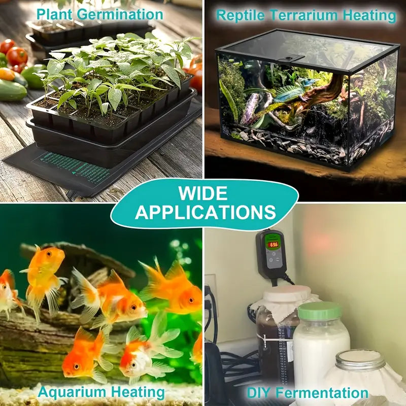 Tappetino riscaldante per semenzai – Controllo della temperatura per germinazione e crescita accelerate
