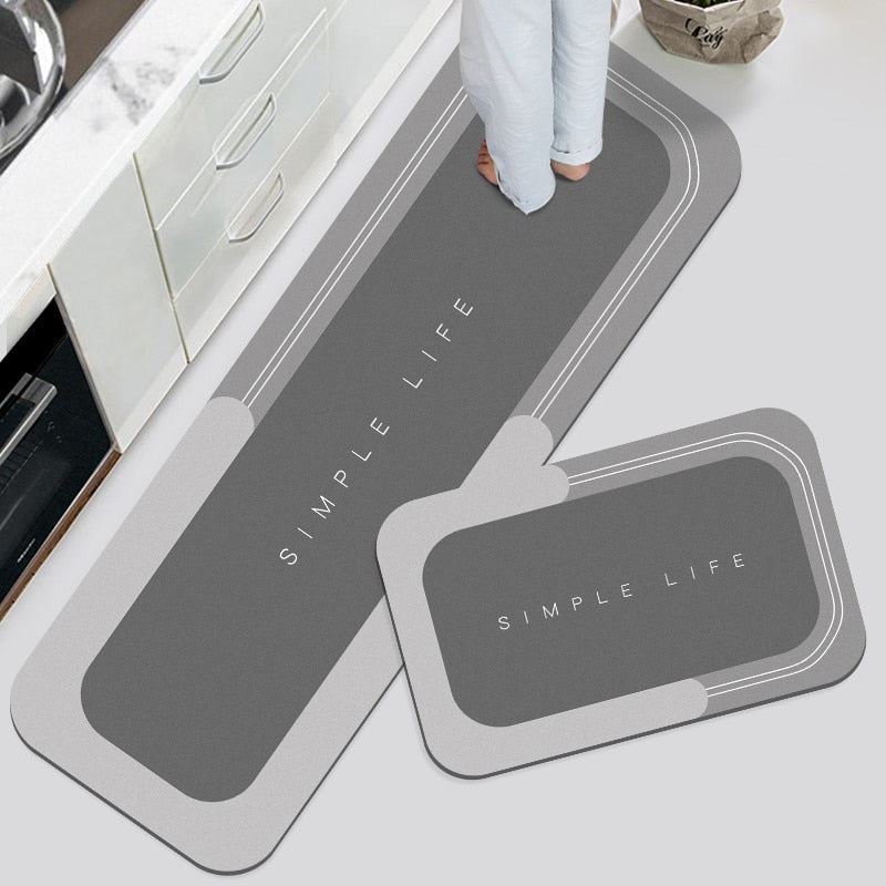 Tappeto antiscivolo assorbente per cucina e bagno