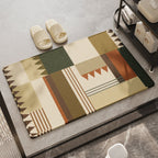 Tappeto bagno patchwork antiscivolo