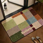 Tappeto bagno patchwork antiscivolo