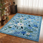Tappeto decorativo con motivi floreali