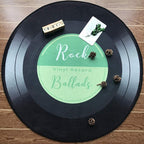 Tappeto rotondo effetto disco vintage