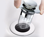 Tappo universale pop-up per lavandino CleanSeal