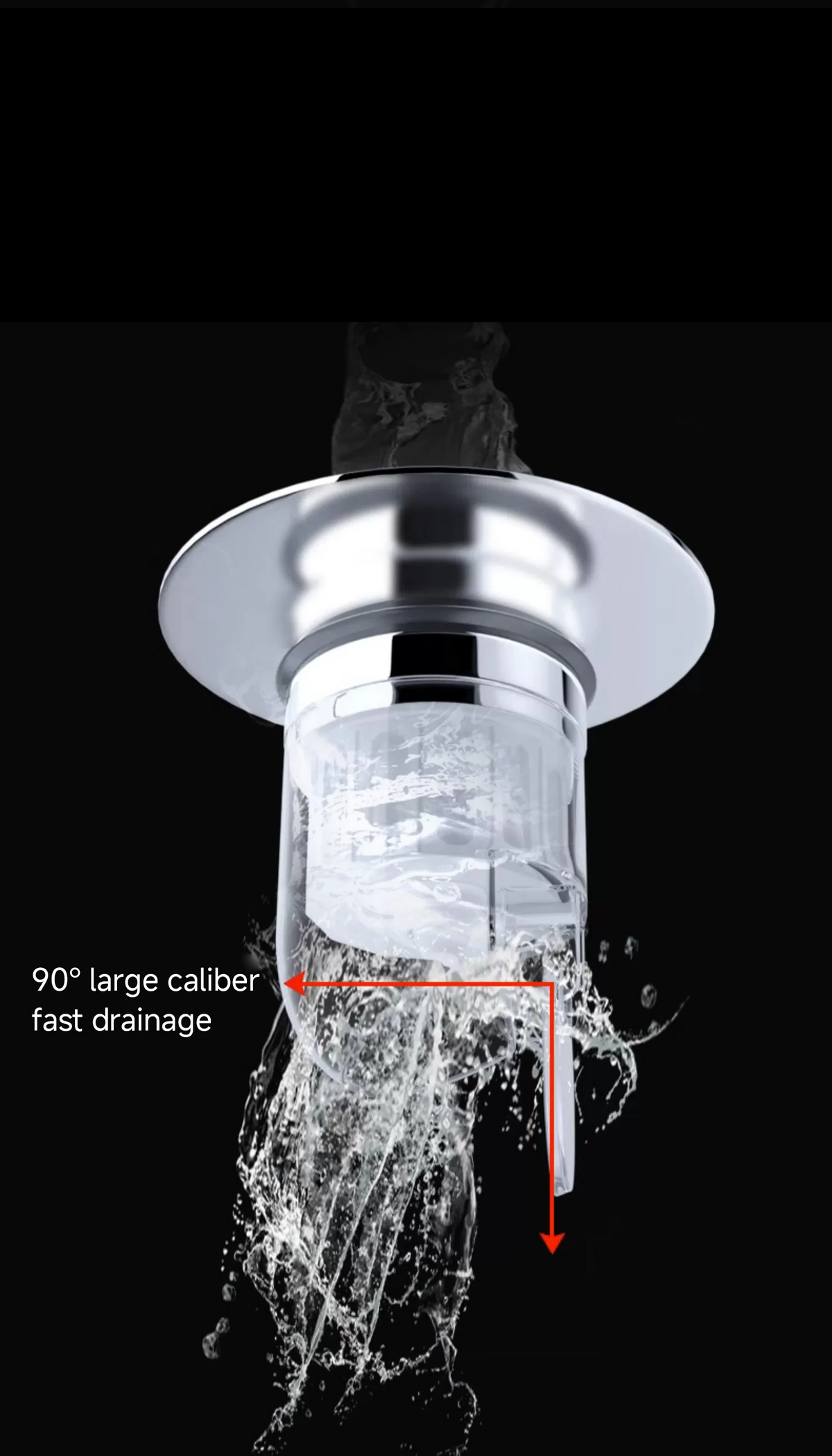 Tappo universale pop-up per lavandino CleanSeal
