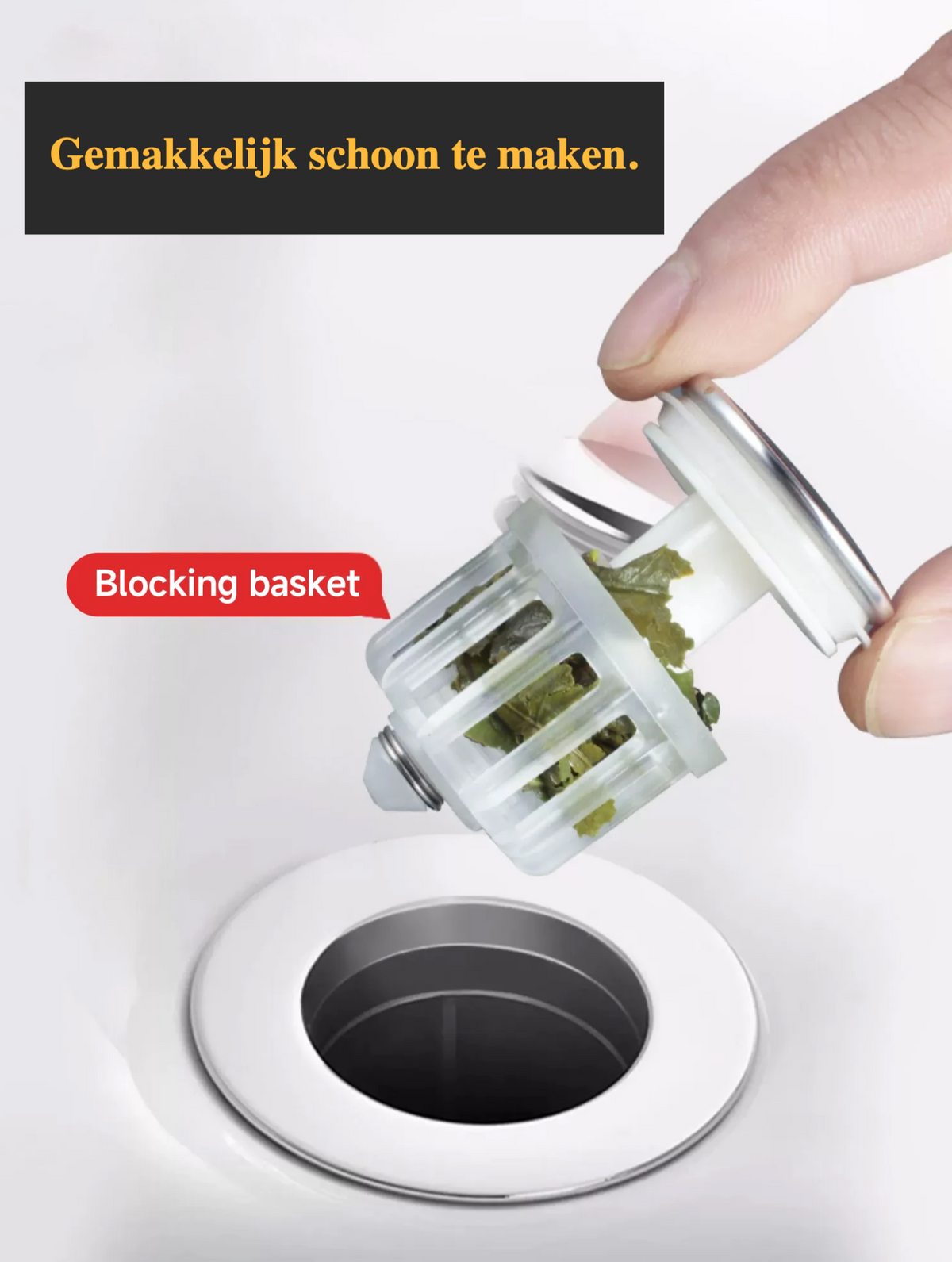 Tappo universale pop-up per lavandino CleanSeal