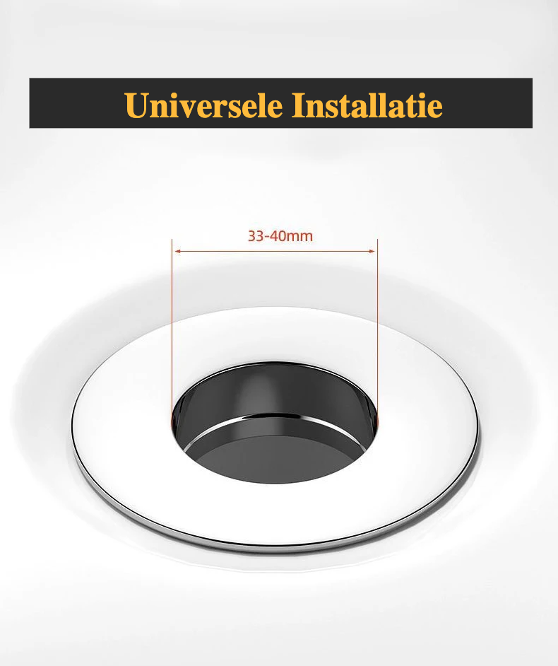 Tappo universale pop-up per lavandino CleanSeal