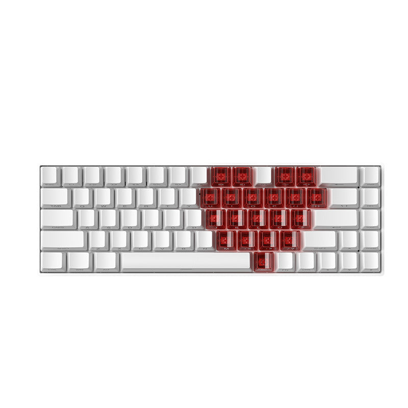 Tastiera compatta RGB con layout russo