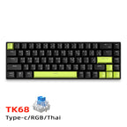 Tastiera compatta RGB con layout russo