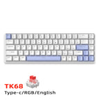 Tastiera compatta RGB con layout russo