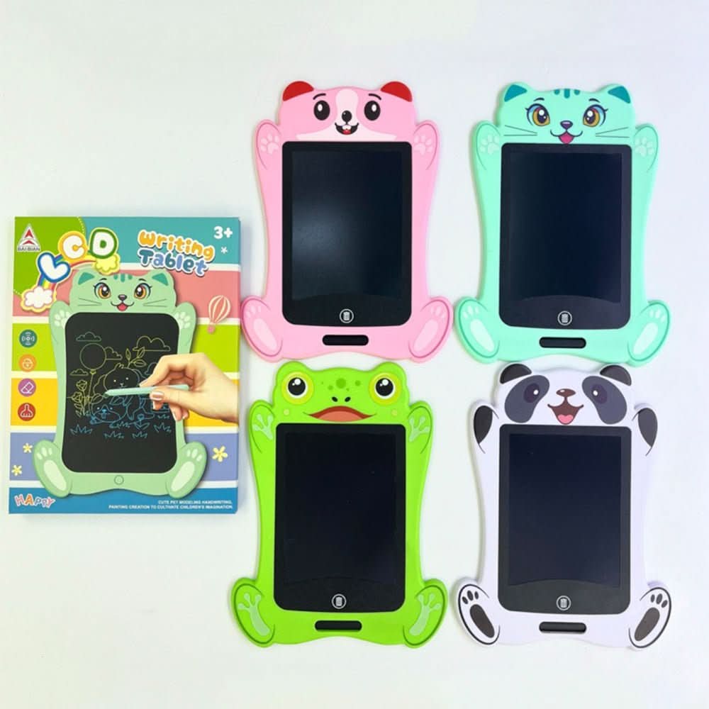 Tavoletta da disegno LCD per bambini con animali e pennino incluso