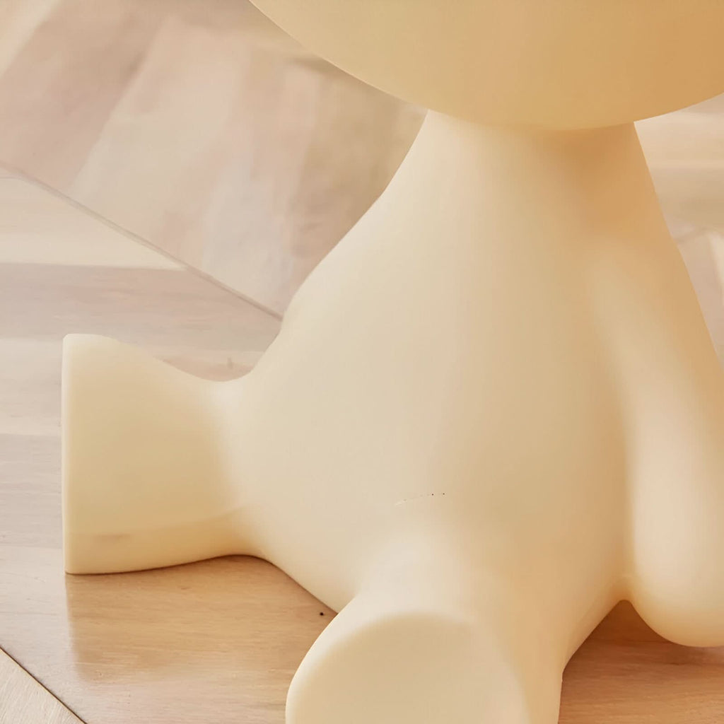 Tavolino da caffè rotondo in plastica
