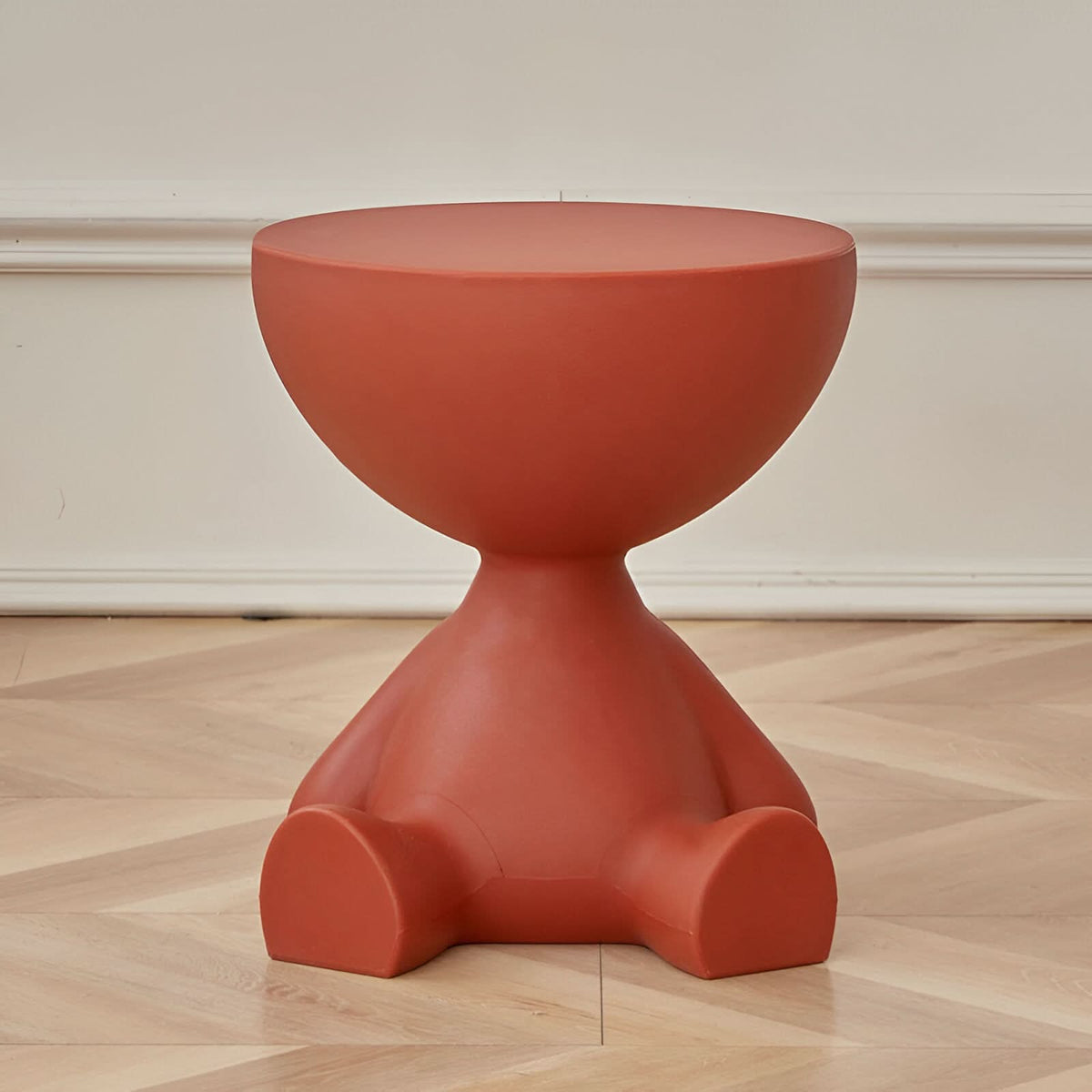 Tavolino da caffè rotondo in plastica