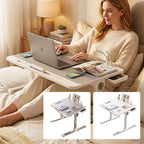 Tavolino da letto regolabile con luce Falivelli