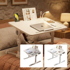 Tavolino da letto regolabile con luce Falivelli