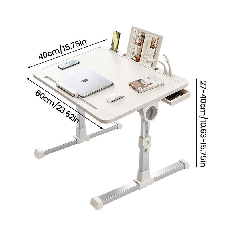 Tavolino da letto regolabile con luce Falivelli