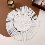 Tavolino decorativo con frange