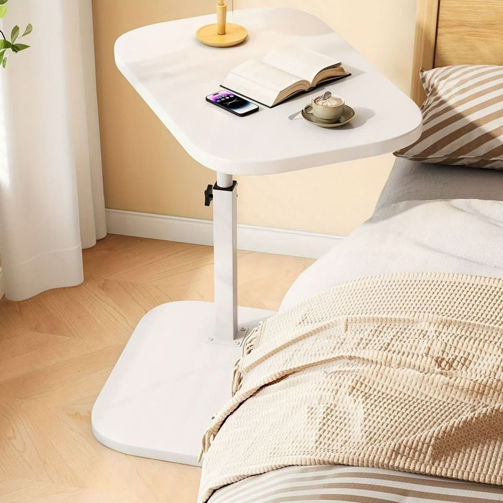 Tavolino laterale regolabile per divano e letto