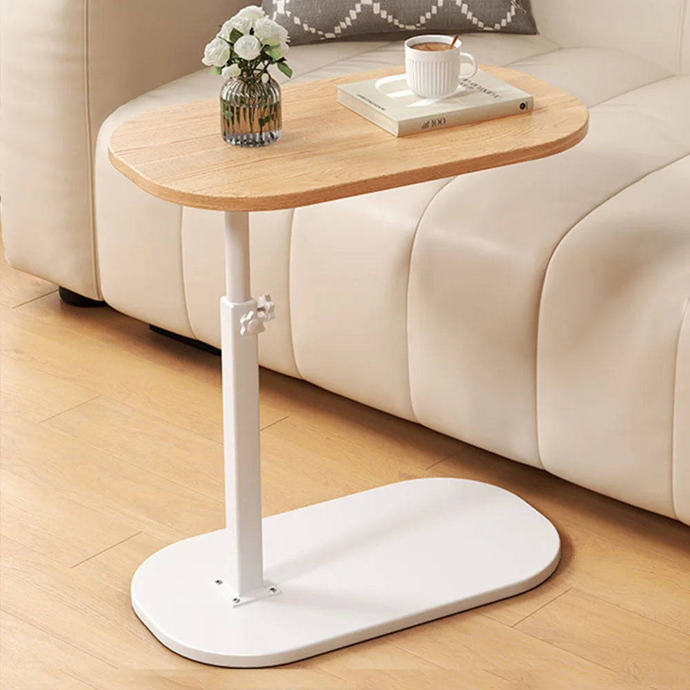 Tavolino laterale regolabile per letto o divano, altezza 45-80 cm