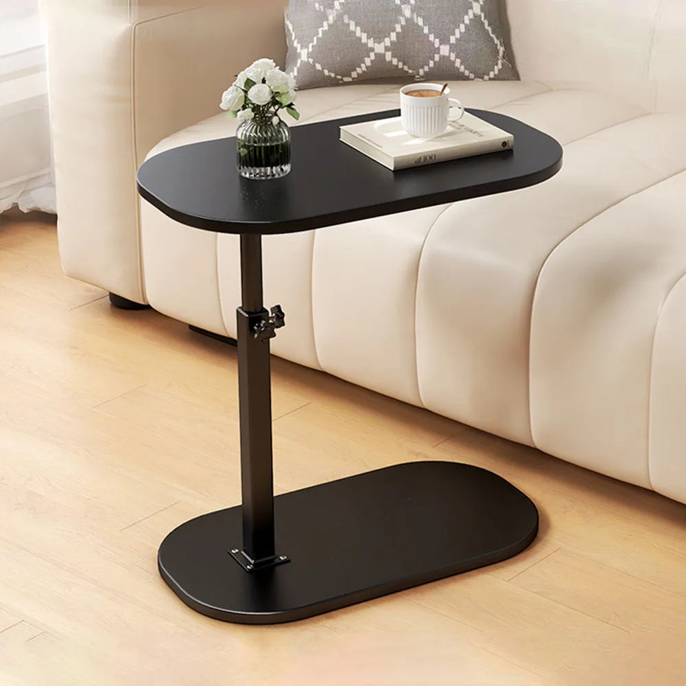 Tavolino laterale regolabile per letto o divano, altezza 45-80 cm