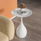 Tavolino rotondo mobile con design mini di lusso per divano o letto