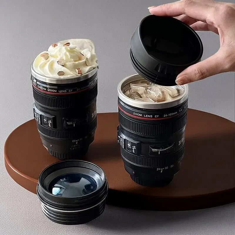 Tazza da caffè a forma di obiettivo fotografico – FocusMug