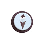 Tazza da caffè con motivo gelato menta e cioccolato