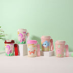 Tazza termica artistica con creature marine