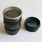Tazza termica a forma di obiettivo fotografico