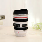 Tazza termica a forma di obiettivo fotografico