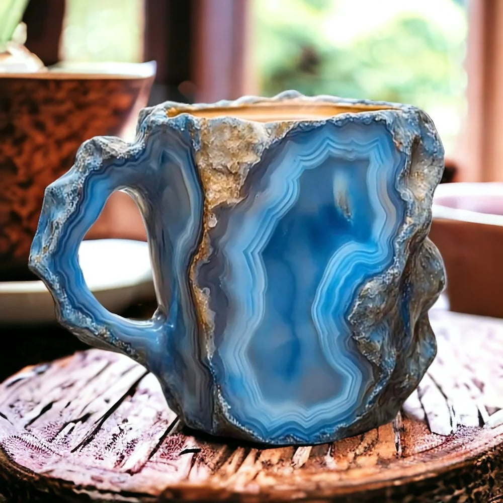 Tazze da caffè in cristallo minerale