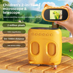 Telescopio e microscopio giocattolo con fotocamera per bambini – Set esploratore scientifico