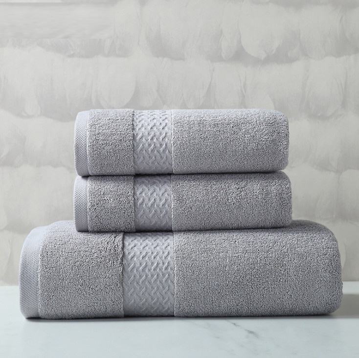 Telo bagno in cotone egiziano 100% 70×140 cm – grigio