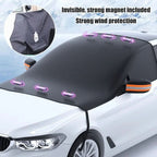 Telo copri parabrezza magnetico per auto 258×114 cm