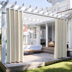Tenda da esterno impermeabile con occhielli